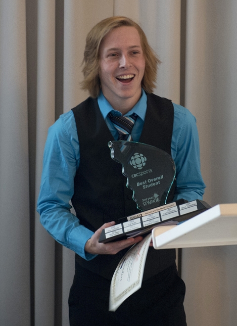 The CBC Sports Best Overall Third-Year Student went to Corey Saunders.