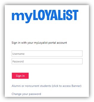myLoyalist Portal Account : Loyalist College