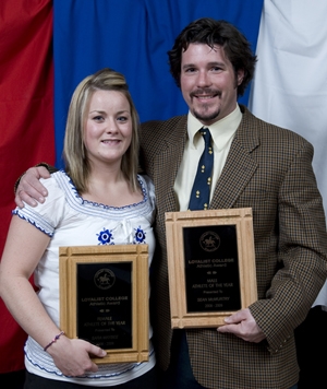 Sara Maybee and Sean McMurtry, Athletes of the Year