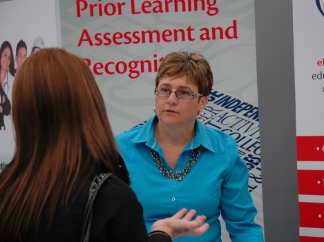 Loyalist participated in the Career Fair by providing information to those attending about Second Career, Prior Learning Assessment, eLab learning and Community Employment Services offered at the College.