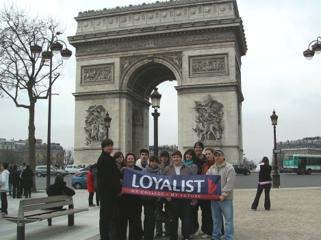 Loyalist Culinary students in Paris.