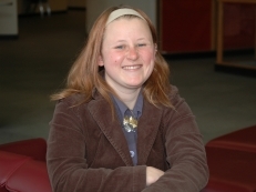 Second-year student Hazel Barber