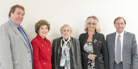 L-R: The Huff Family: Lanny and Catharine, Phyllis Huff, Janine Huff and Terry Waite 