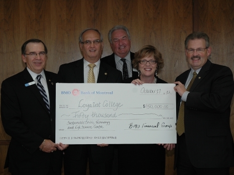 BMO Supports Capital Campaign at Loyalist College with a Pledge of $50,000